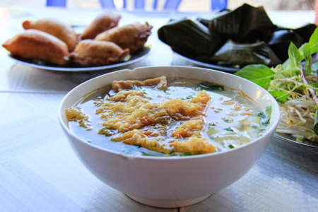 Bun Thai or Thai Noodle Soup