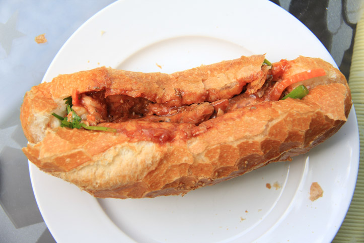Banh Mi Ca Moi or Vietnamese Sardine Sandwich