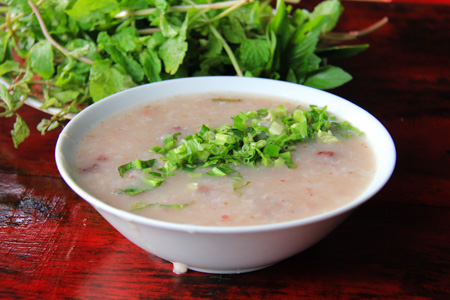 Chao Long or Innards Rice Porridge