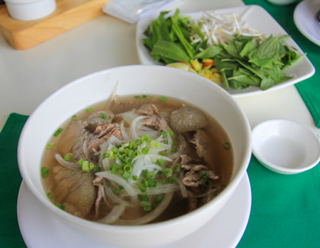 Pho Bo or Beef Noodle Soup